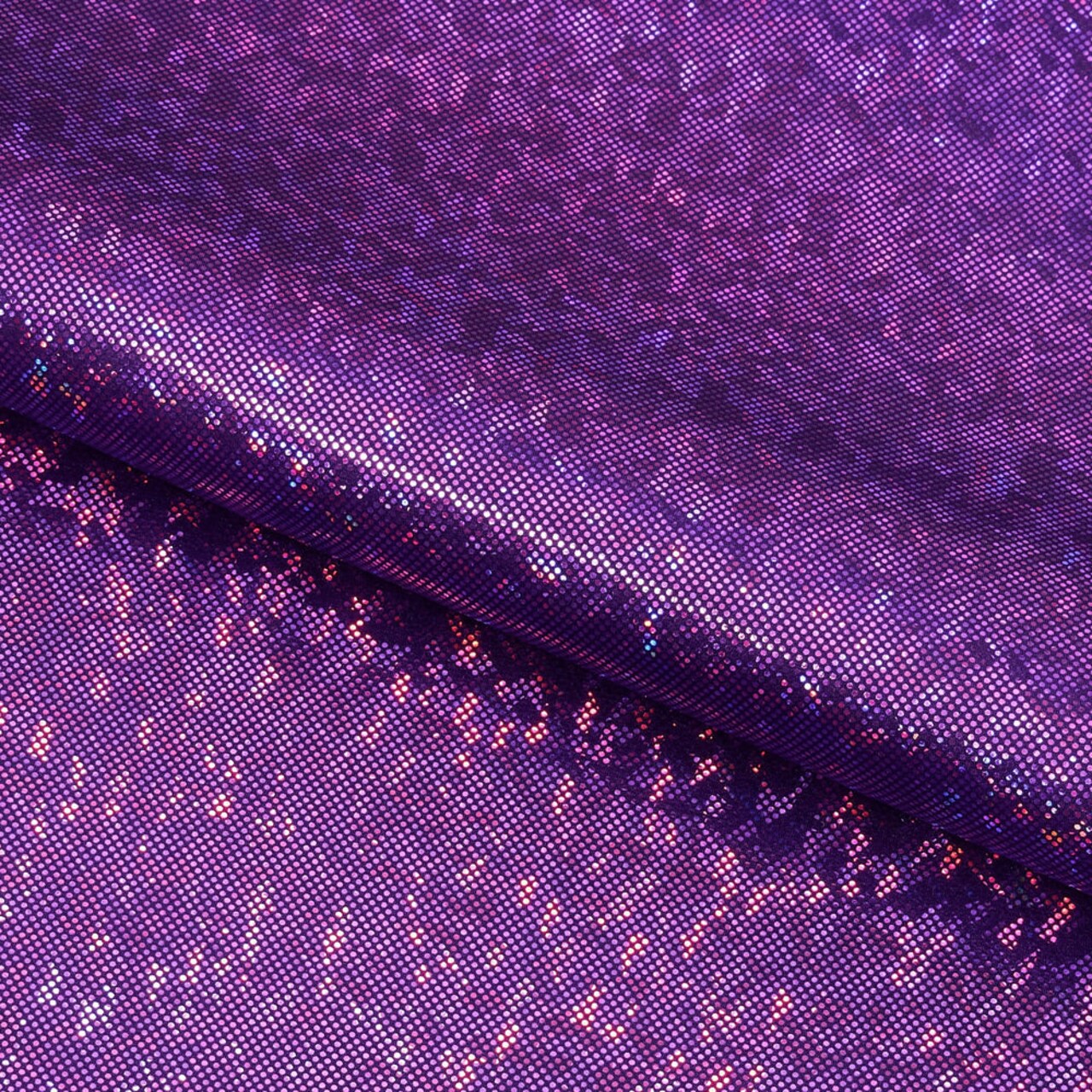 1 Yard Shattered Glass Foiled Spandex 4 Way Stretch Holographic Fabric 54 Inch Width